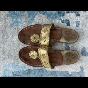 Jack Rogers Flat Sandal - Gold